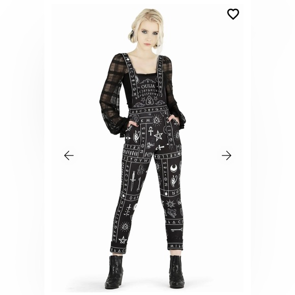 Blackmilk Ouija Board Overalls - Picture 2 of 6